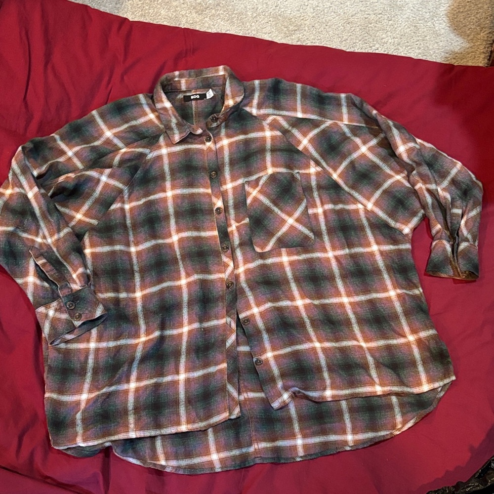BDG Multicolor Plaid Shirt